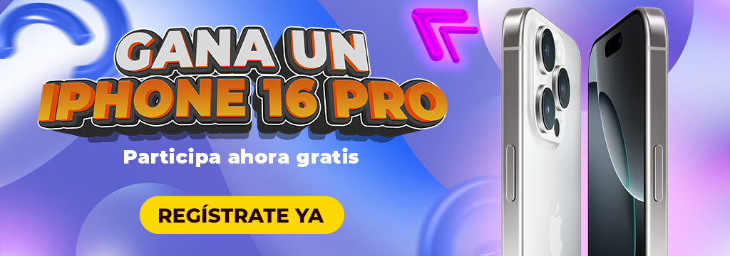 Gana un iPhone 16 Pro Gratis!